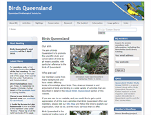 Tablet Screenshot of birdsqueensland.org.au